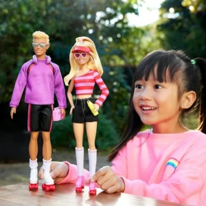 Set de păpuși barbie și ken, cu accesorii Thumbnail 6