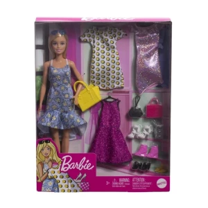 Păpușă barbie cu 4 ținute Thumbnail 3