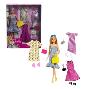 Кукла Barbie с 4 комплектами одежды