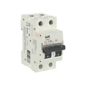 Выключатель автоматический m06n 2p 50 a 230/400 в c iek