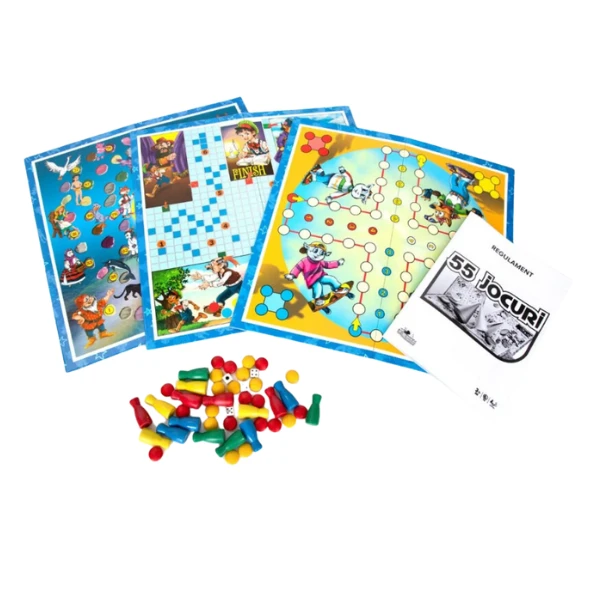 Настольная игра "55 в 1", (рум.), smile games 2