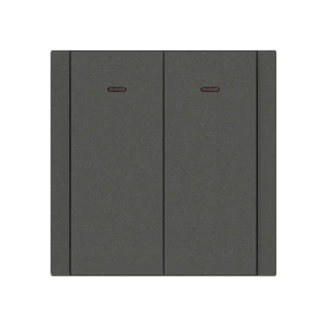 Двойной выключатель с индикатором remi 10 a 220 - 240 в антрацит elmos