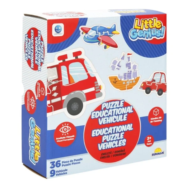 Puzzle ”vehicule”, 36 elem. 3