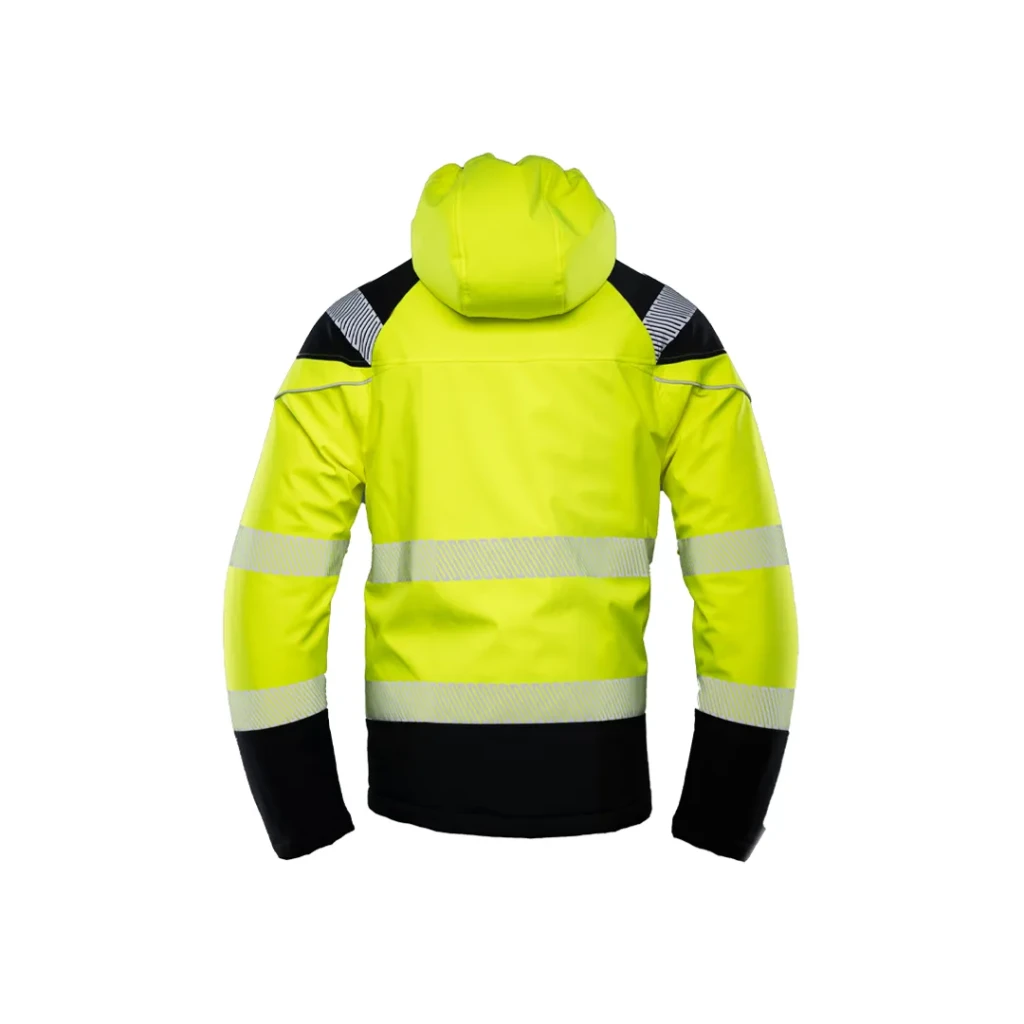 Зимняя куртка rival softshell xxl жёлтый/чёрный seven kings 3