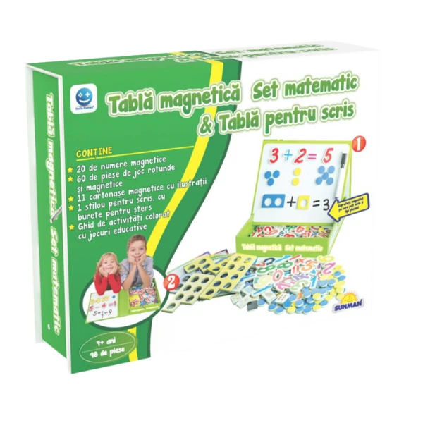 Joc educativ "set matematic cu tablă pentru scris", (ro), smile games 3