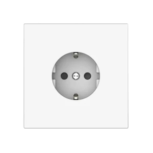 Priză unitară euro aris 16 a 220 - 240 v alb elmos