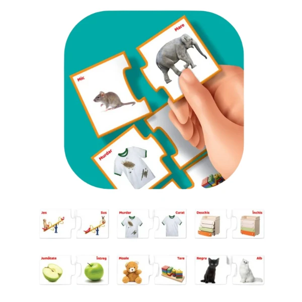 Puzzle "învățăm opozițiile", (ro),  smile games 2