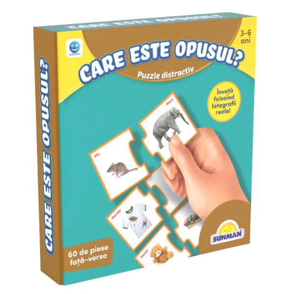 Puzzle "învățăm opozițiile", (ro),  smile games 3
