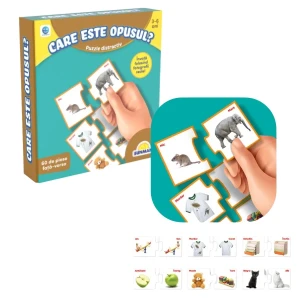 Puzzle "învățăm opozițiile", (ro),  smile games