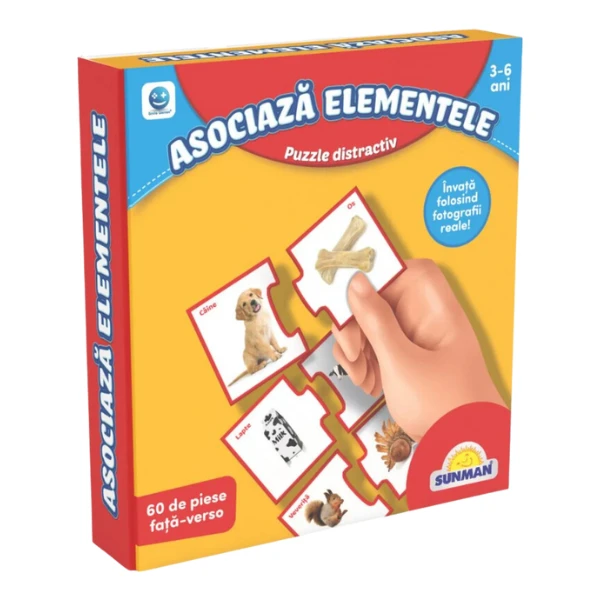 Пазл "изучаем ассоциации", (рум.), smile games 3