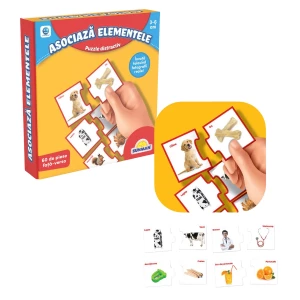 Puzzle &quot;Învățăm asocierea elementelor&quot;, (ro), Smile Games