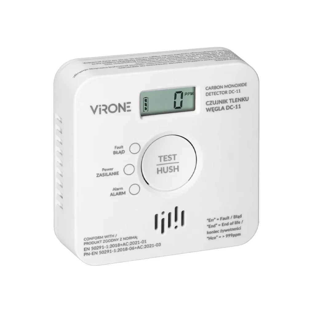 Detector de monoxid de carbon 85 db 3 v orno 2