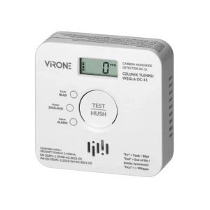 Detector de monoxid de carbon 85 db 3 v orno