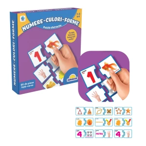 Puzzle &quot;Numere-culori-forme&quot;, (ro), Smile Games