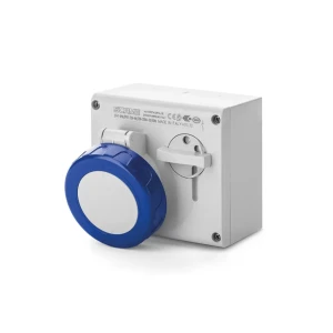 Priză fixă cu interblocaj omnia 2p + e 16 a 220 - 240 v ip67 scame