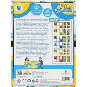 Joc de logică ”completează poveștile”, (ro), galben-albastru Thumbnail 7