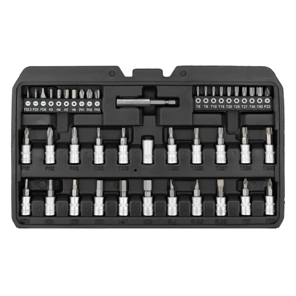 Набор головок с трещоткой 1/4" as-drive 68 шт. yato 4