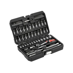 Set de chei tubulare cu clichet 1/4" as-drive 68 buc. yato