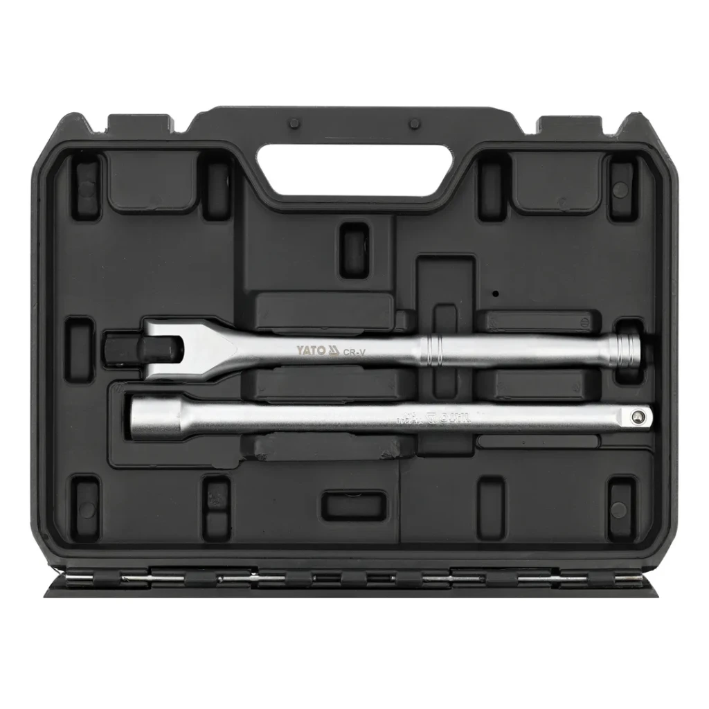 Set de chei tubulare cu clichet 1/2" 10 - 32 mm 24 buc. yato 4