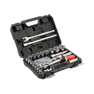 Set de chei tubulare cu clichet 1/2" 10 - 32 mm 24 buc. yato