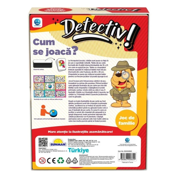 Настольная игра "детектив?”, (рум.) 4