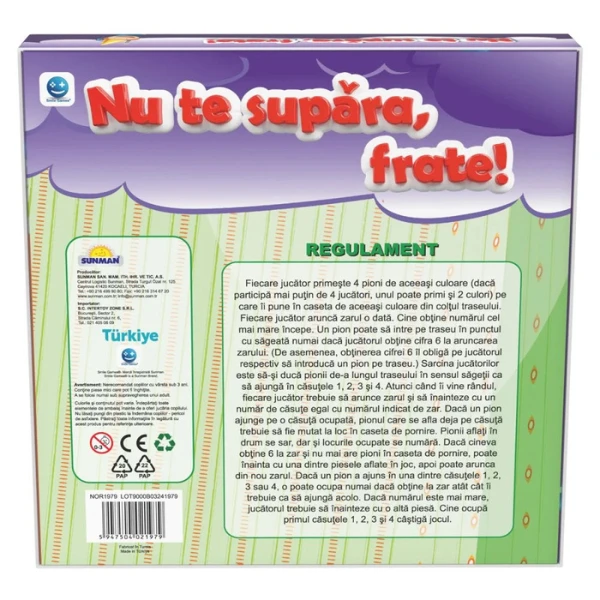Joc de masă ”nu te supăra, frate!”, (ro) 4