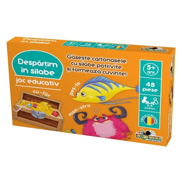Joc educativ "despărțim în silabe", (ro) 3