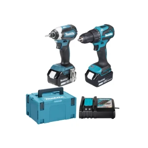 Set scule electrice dhp490z + dtd153z 2 x 5 ah (li-ion) 18 v makita