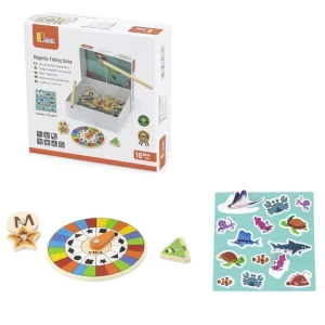 Магнитная игра "Рыбалка", (30 предметов)