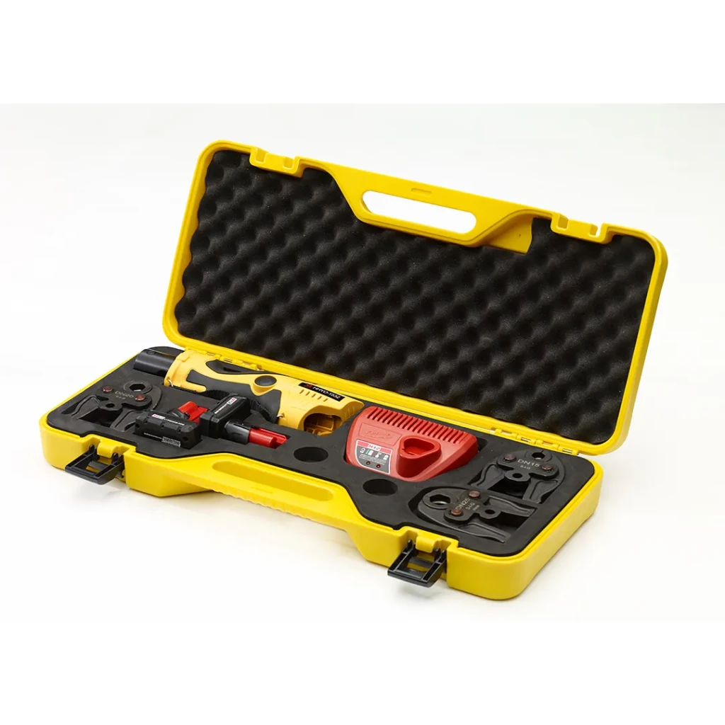 Presă hidraulică pentru țevi de oțel și fitinguri 1.9 tone hhyd-1532 12 v 1.5 ah (li-ion) hydrarite 4