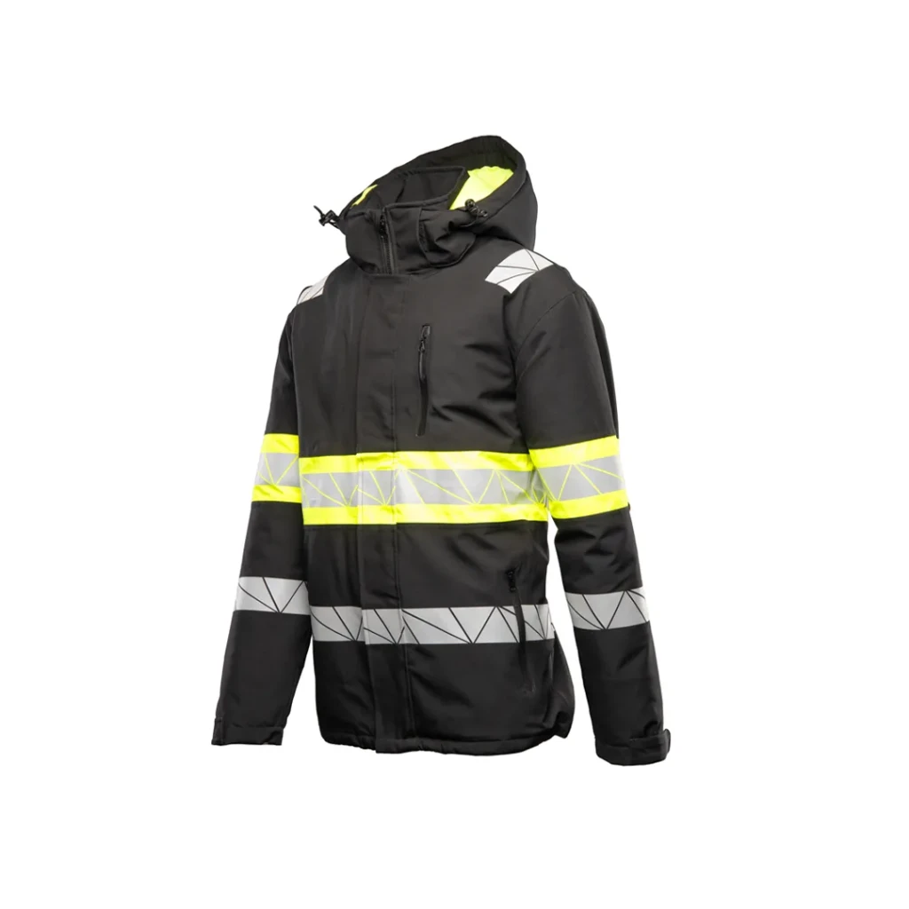 Scurtă de iarnă reflectorizantă eco rival l negru/galben seven kings 2