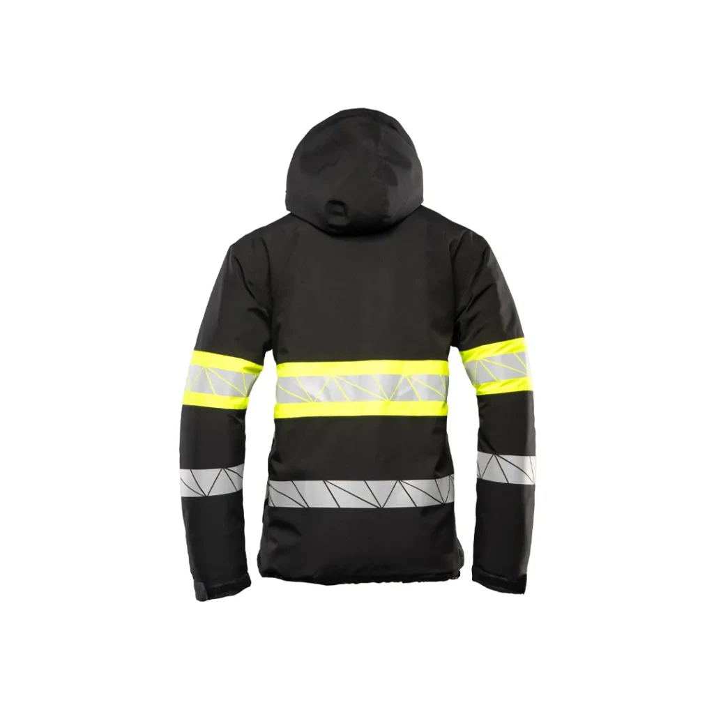 Scurtă de iarnă reflectorizantă eco rival xxl negru/galben seven kings 3