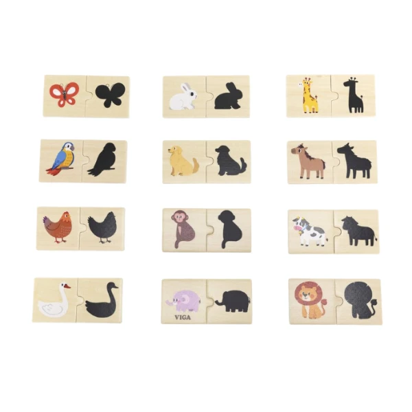 Joc logic de puzzle "animale", 24 piese 4