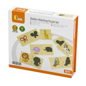 Joc logic de puzzle "animale", 24 piese Thumbnail 3