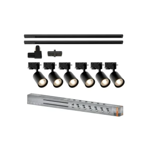Set de 6 proiectoare pe șină 12 w gu10 ip20 220 - 240 v osram
