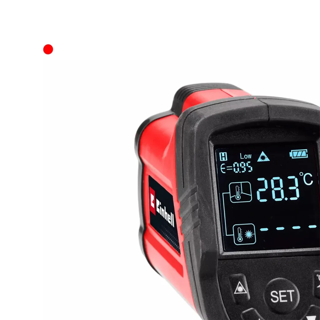 Termometru digital cu infraroșu tc-it 550 de la -50 °c până la +550 °c einhell 2