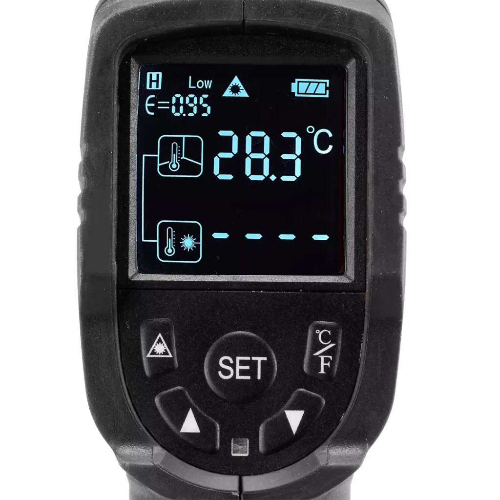 Termometru digital cu infraroșu tc-it 550 de la -50 °c până la +550 °c einhell 3