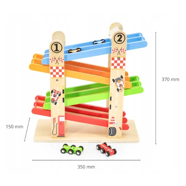 Pista de curse cu rampe duble 7