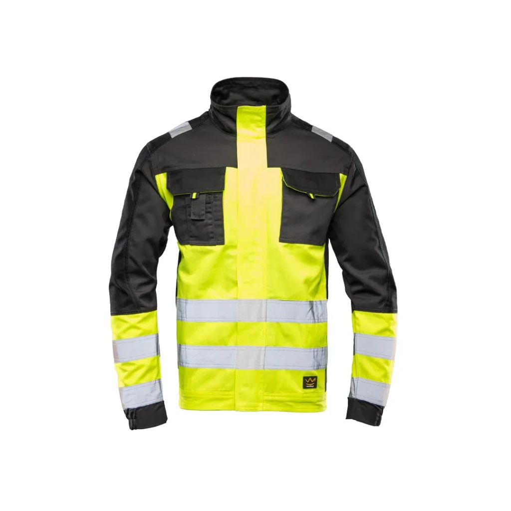 Scurtă reflectorizantă flash skf008 xl galben/negru seven kings 2