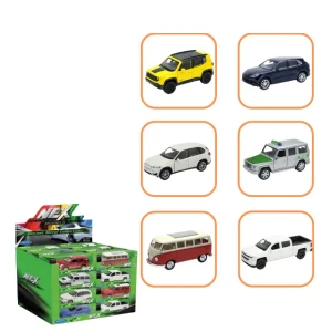 Mașini metalice de colecție 1:32 welly, 6 modele (24a)