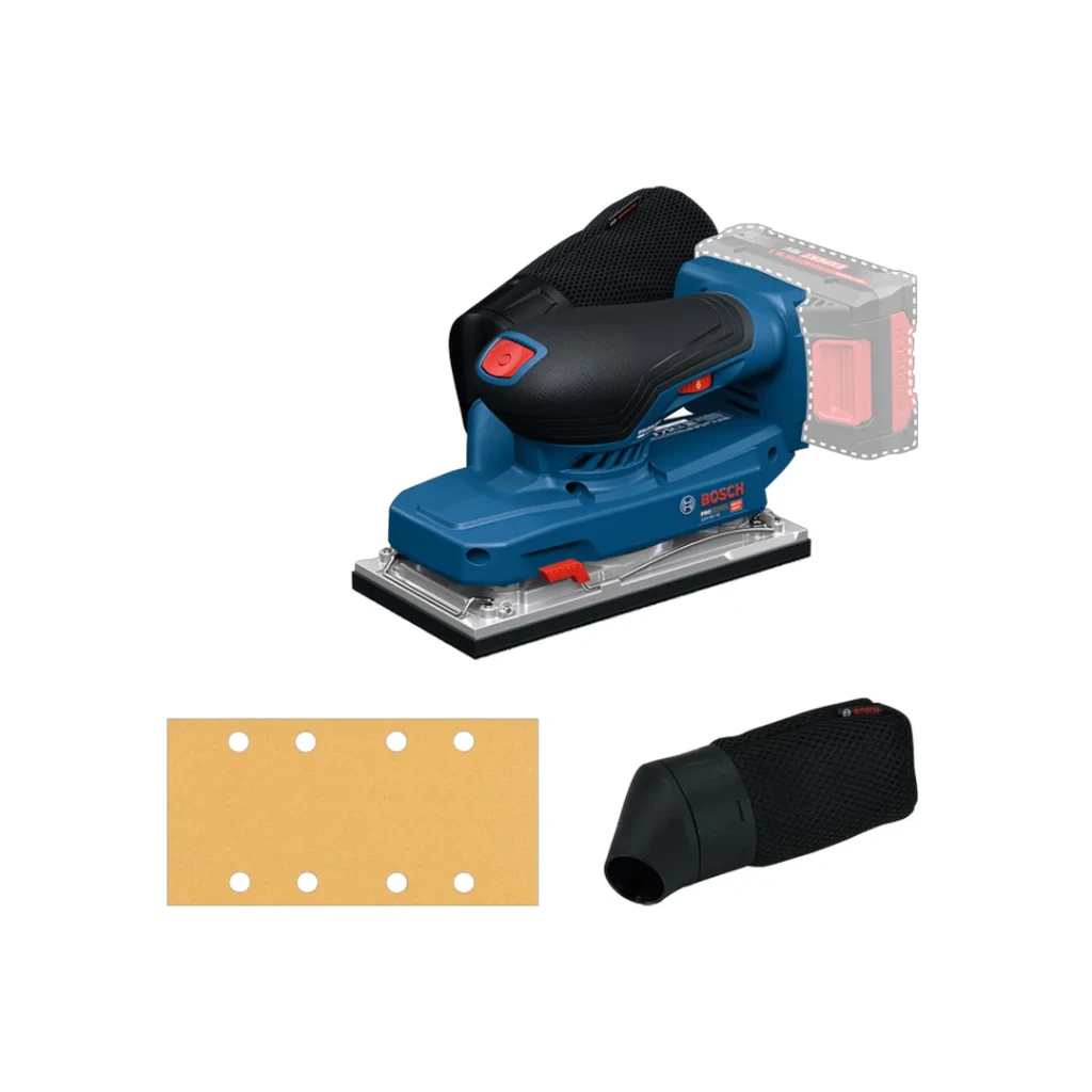 Șlefuitor cu vibrații pe acumulator (fără acumulator) gss18v-18 18 v 10000 - 20000 vib/min bosch 2