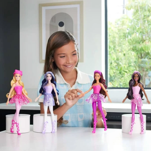 Păpușa barbie color reveal "seria balerină cu accesorii" 6