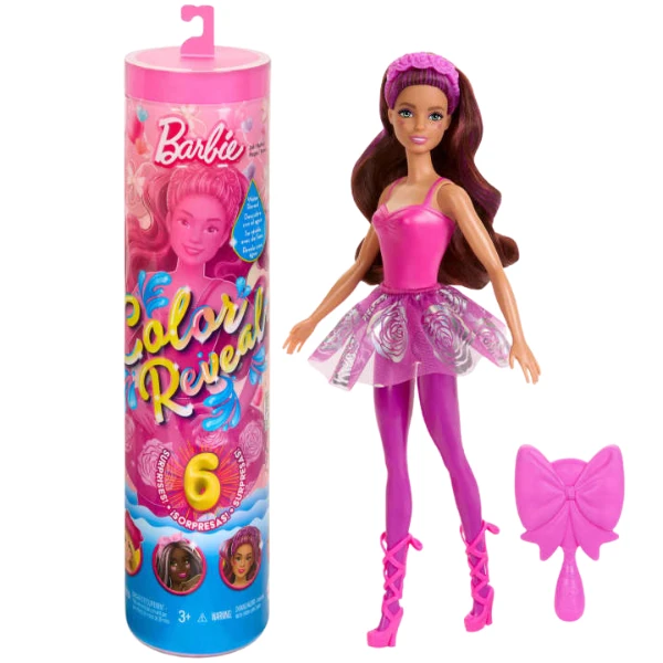 Păpușa barbie color reveal "seria balerină cu accesorii" 2