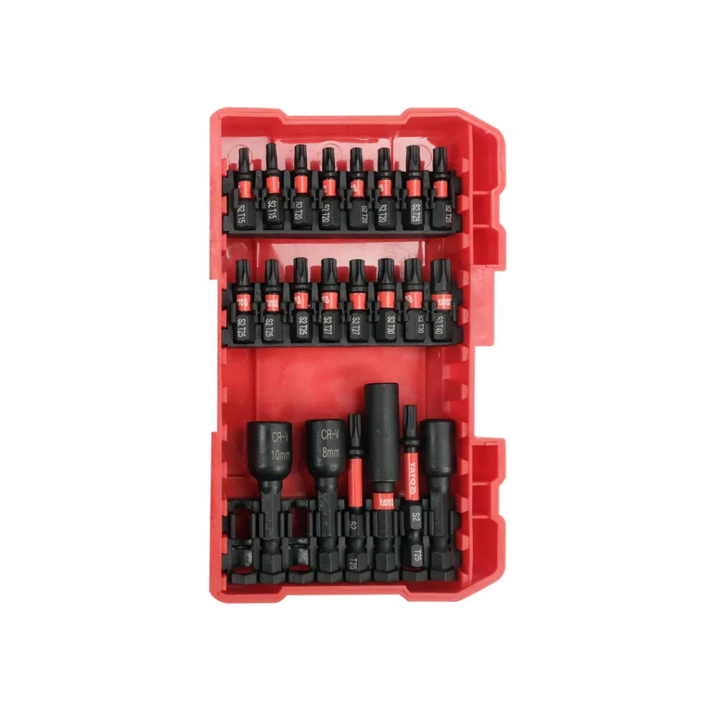 Набор ударных бит шестигранный 54 шт. sl, ph, pz, tx 1/4" (6.3 мм) 25 - 50 мм yato 3