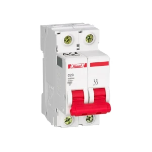Выключатель автоматический hdb3w 2p 20 a 415 v ac c himel