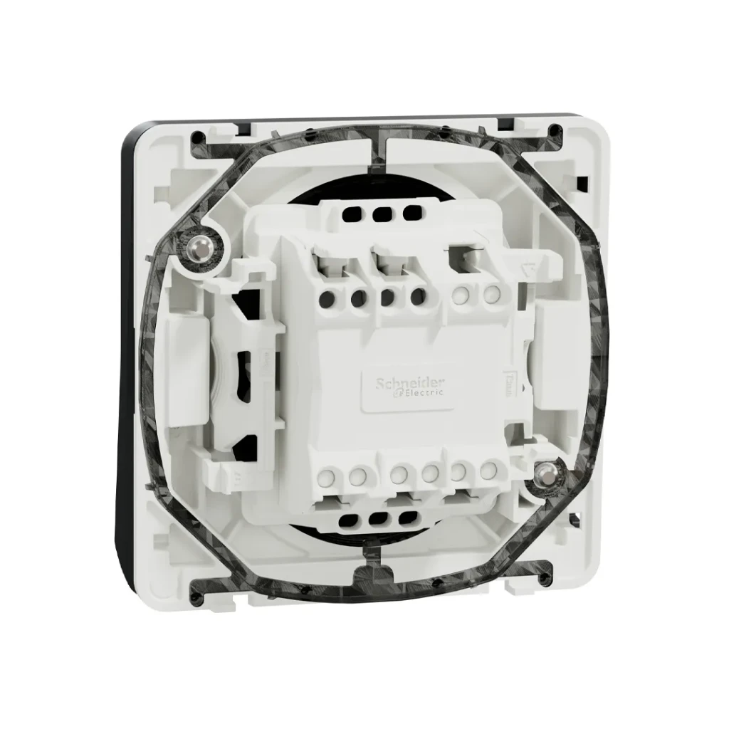 Întrerupător cu revenire mureva 10 a 220 - 240 v antracit schneider-electric 3