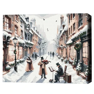Pictură pe numere 40х50 cm (fără cutie) – melodia de crăciun