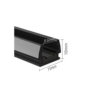 Șină magnetică 1 m 24 v dc negru elmos Thumbnail 2