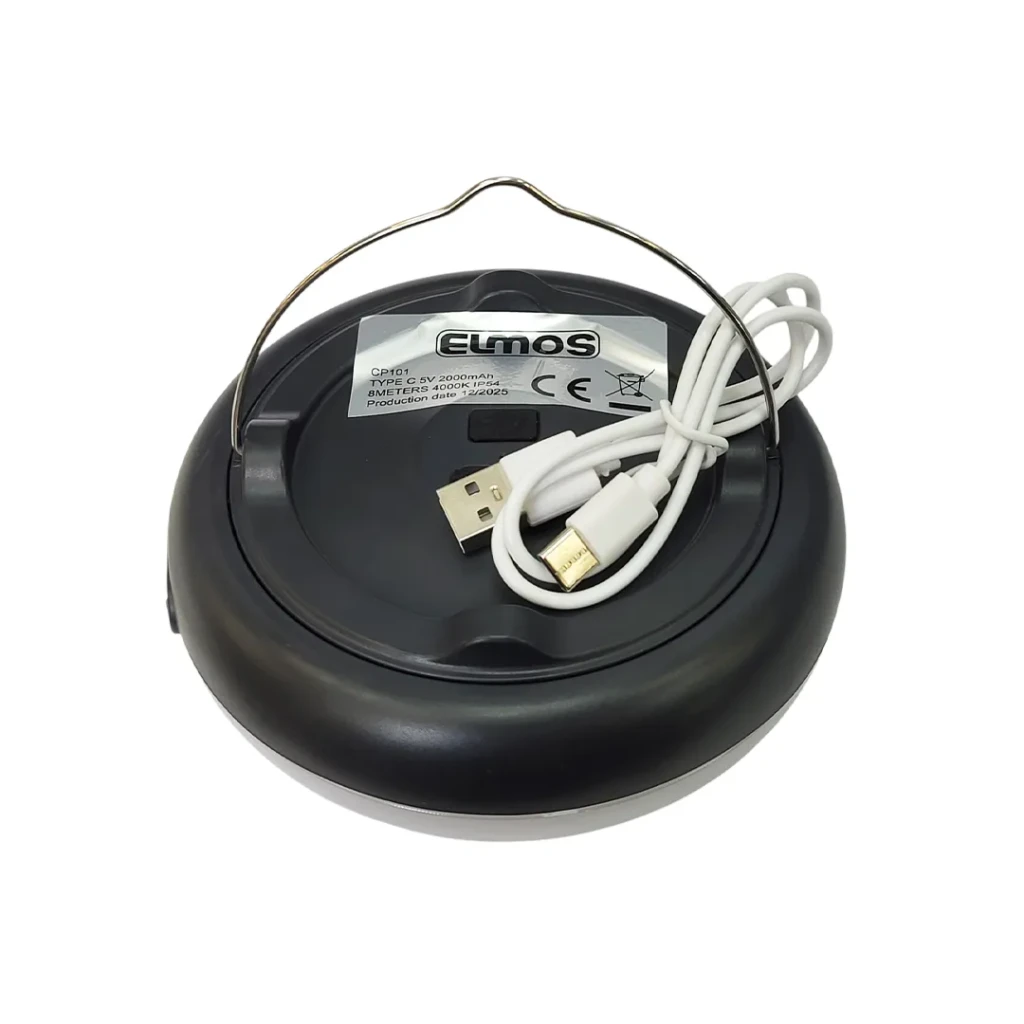 Lampă de camping cu ghirlandă 1.6 w 4000 k + sos 5 v 2000 mah elmos 2