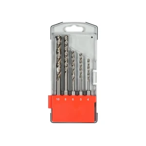 Set de burghie 5 buc. pentru metal din338 4 - 10 mm oțel hss sds plus yato
